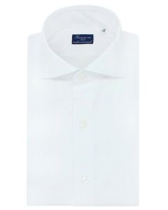 Finamore classic Milano slim fit stretch white