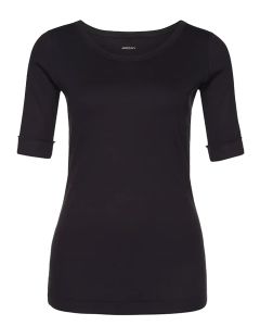 Marc Cain shirt met ronde hals blauw