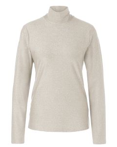Marc Cain Collections Slim Turtleneck Top – Beige